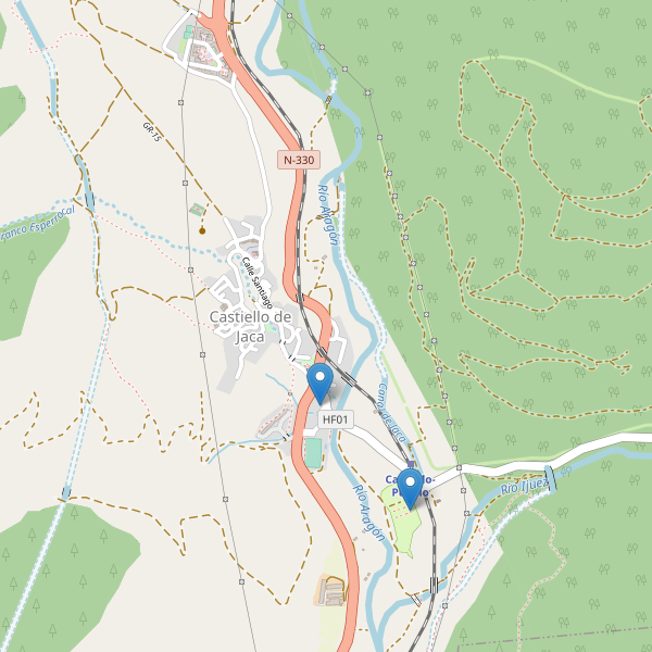 Thumbnail Mapa de restaurantes en Castiello de Jaca