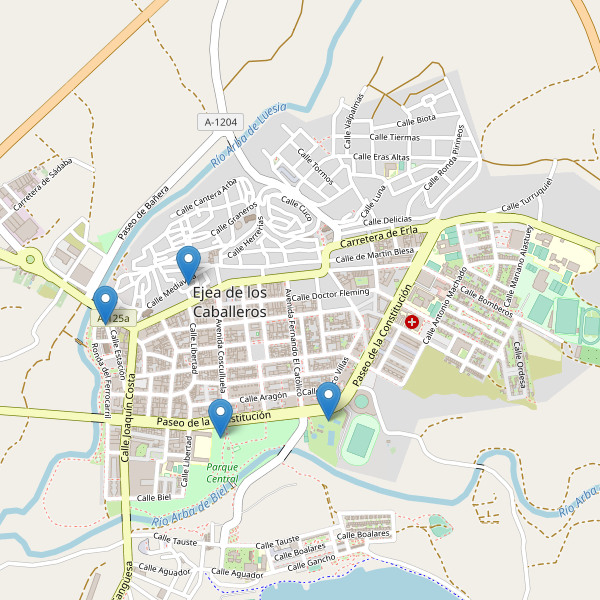 Thumbnail Mapa de restaurantes en Ejea de los Caballeros
