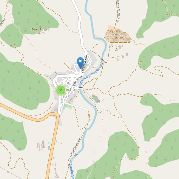 Thumbnail Mapa de restaurantes en Hecho