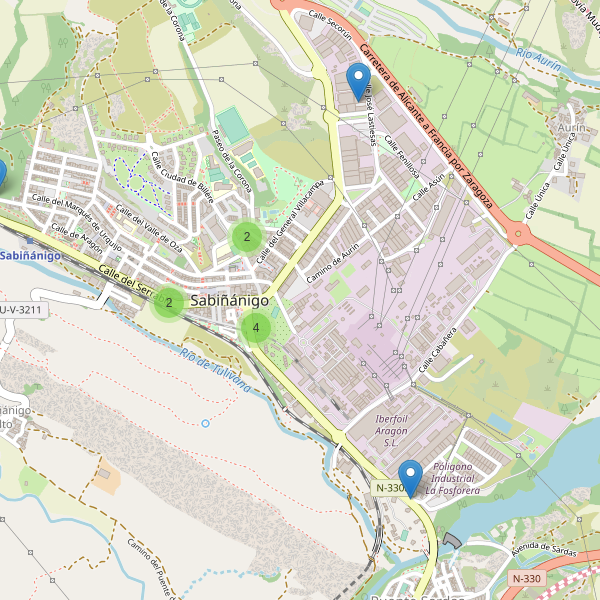 Thumbnail Mapa de restaurantes en Sabiñánigo