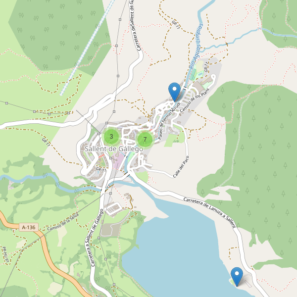 Thumbnail Mapa de restaurantes en Sallent de Gállego