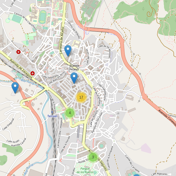 Thumbnail Mapa de restaurantes en Teruel