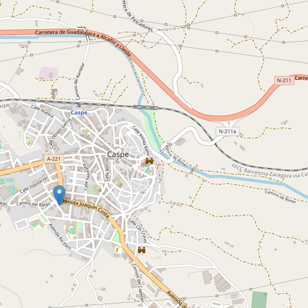 Mapa de ropa en Caspe Thumbnail