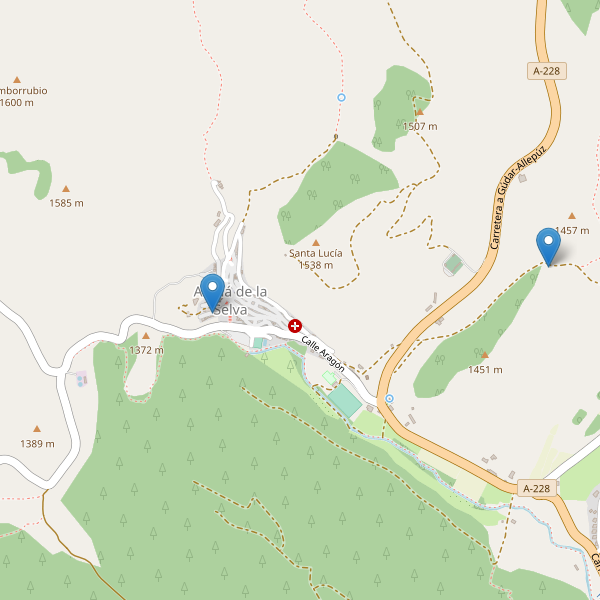 Mapa de sitios-arqueologicos en Alcalá de la Selva Thumbnail