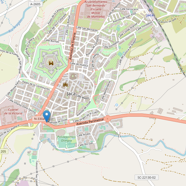 Mapa de sitios-arqueologicos en Jaca Thumbnail