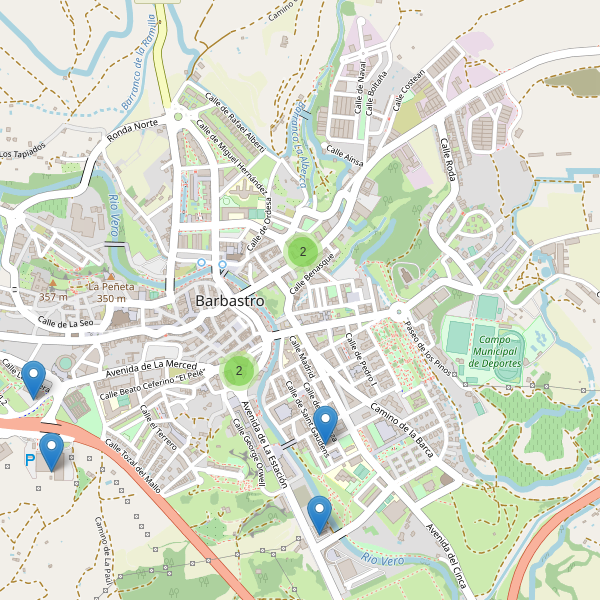 Thumbnail Mapa de supermercados en Barbastro