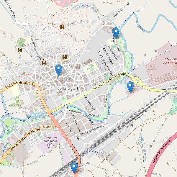 Thumbnail Mapa de supermercados en Calatayud