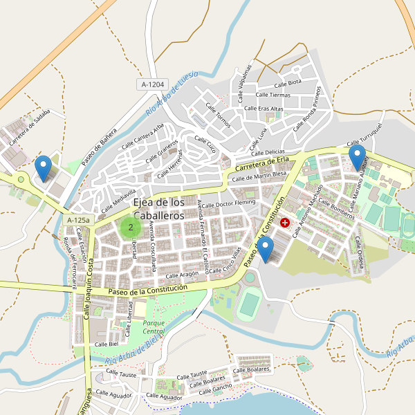 Thumbnail Mapa de supermercados en Ejea de los Caballeros