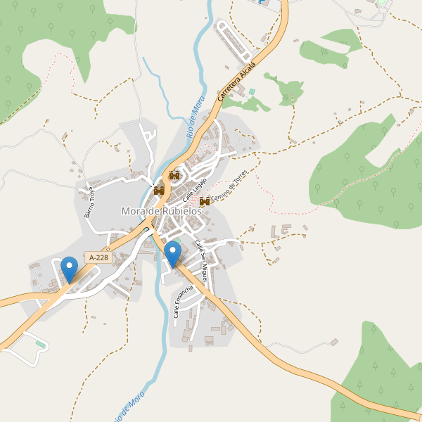 Thumbnail Mapa de supermercados en Mora de Rubielos