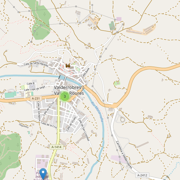 Thumbnail Mapa de supermercados en Valderrobres