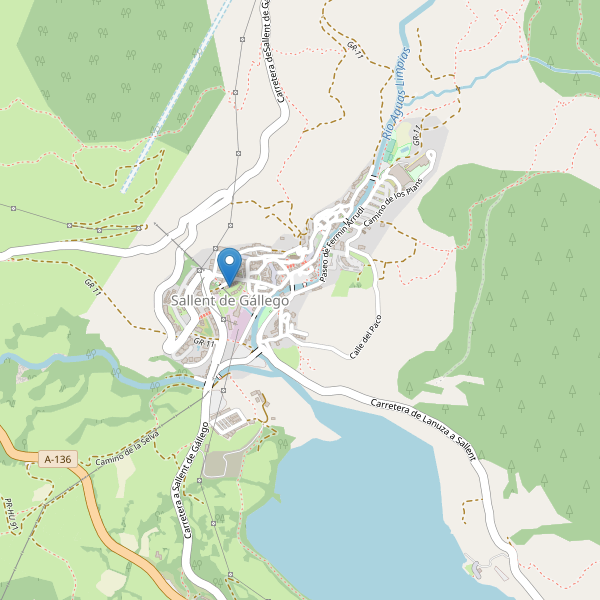 Mapa de taxi en Sallent de Gállego Thumbnail