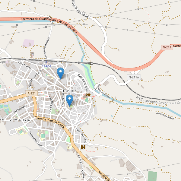 Thumbnail Mapa de teatros en Caspe