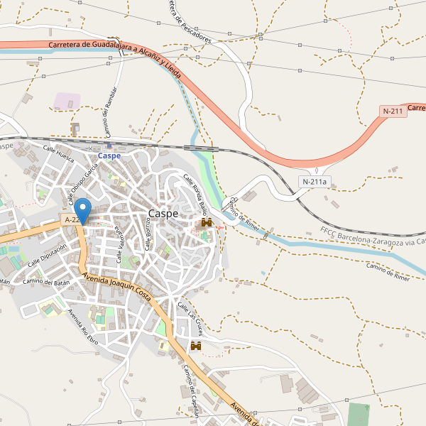 Mapa de telefonos en Caspe Thumbnail