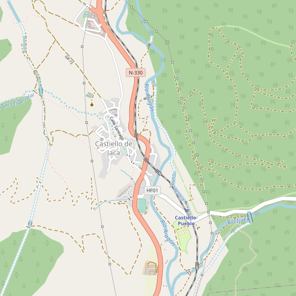 Mapa de telefonos en Castiello de Jaca Thumbnail