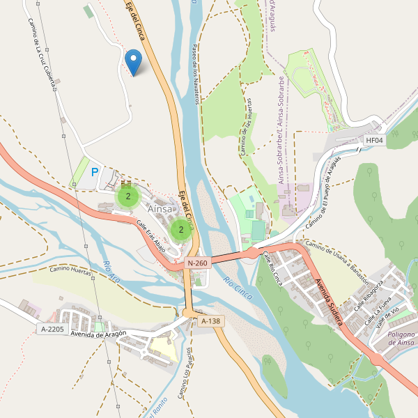 Mapa de vistas en Aínsa Thumbnail