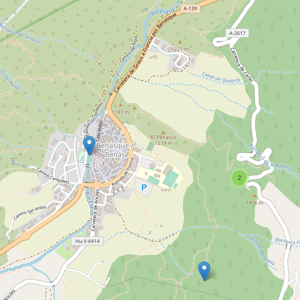 Mapa de vistas en Benasque Thumbnail