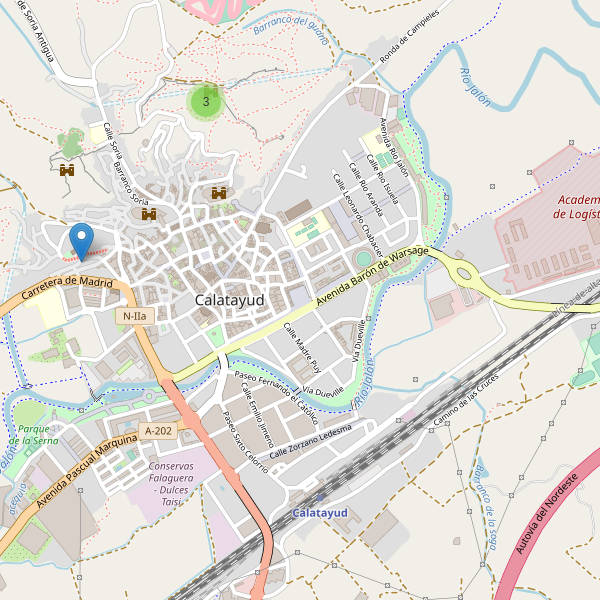 Mapa de vistas en Calatayud Thumbnail