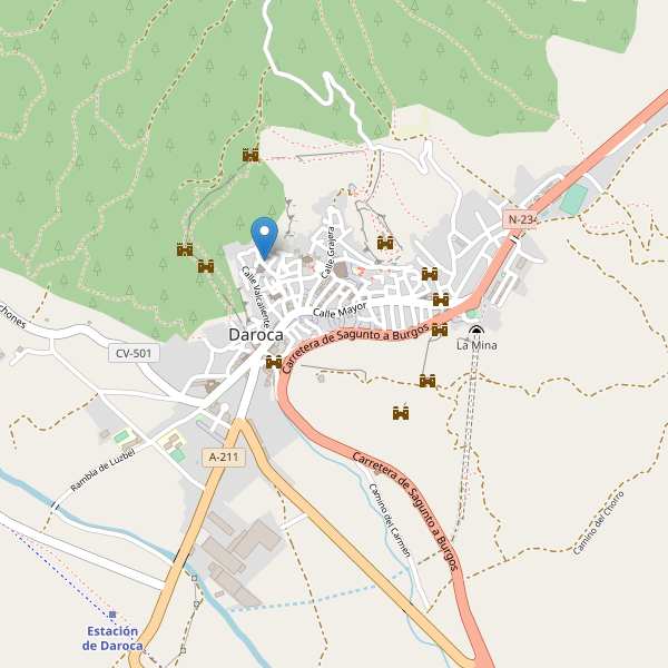 Mapa de vistas en Daroca Thumbnail