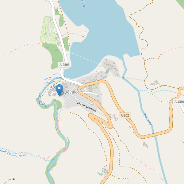 Mapa de vistas en Nuévalos Thumbnail