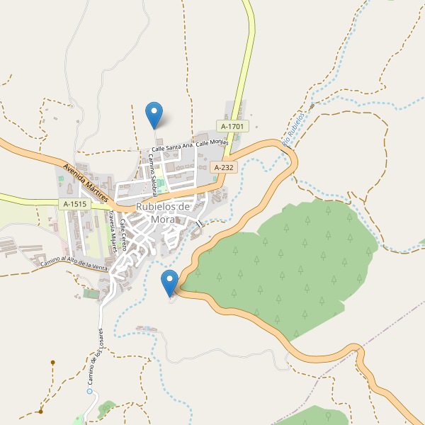Mapa de vistas en Rubielos de Mora Thumbnail
