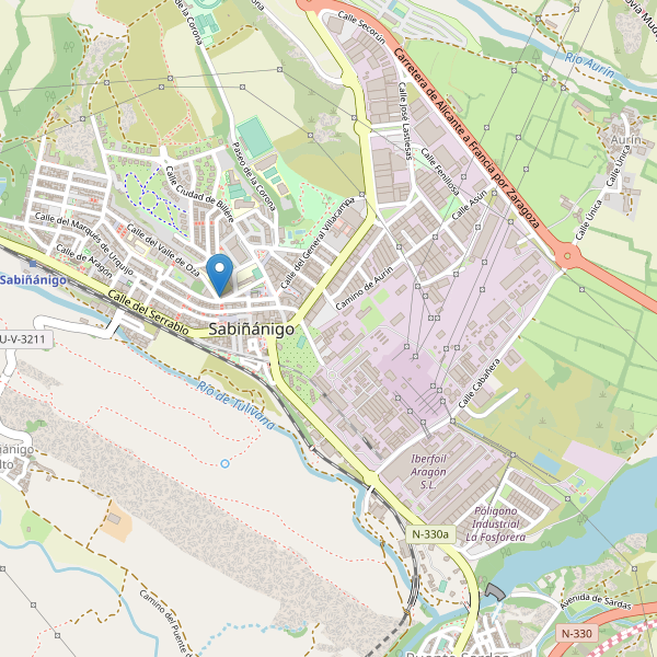 Mapa de vistas en Sabiñánigo Thumbnail