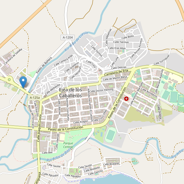 Mapa de zapatos en Ejea de los Caballeros Thumbnail