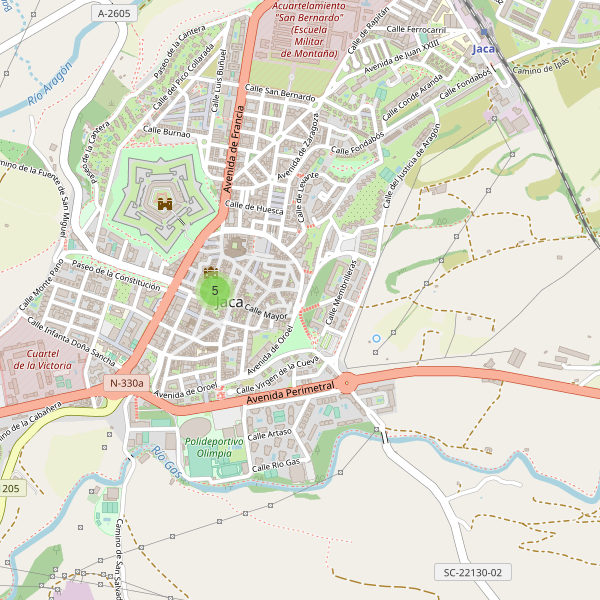 Mapa de zapatos en Jaca Thumbnail