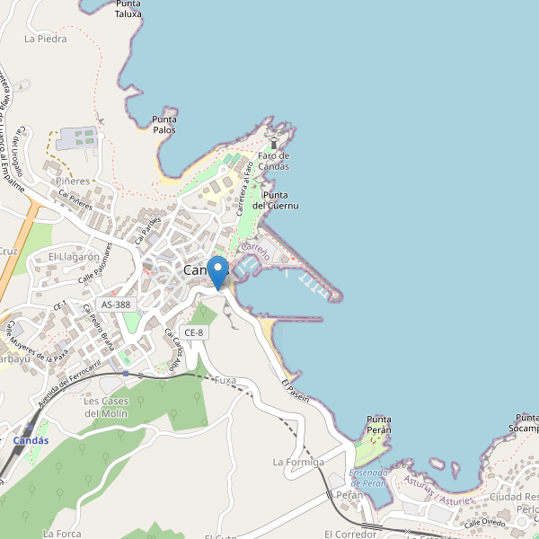 Mapa de aparcamientos-bicicletas en Candás Thumbnail