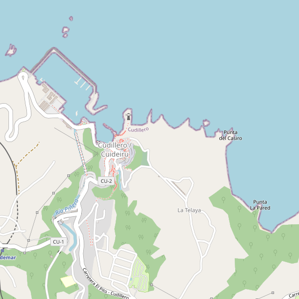 Mapa de aparcamientos-bicicletas en Cudillero Thumbnail