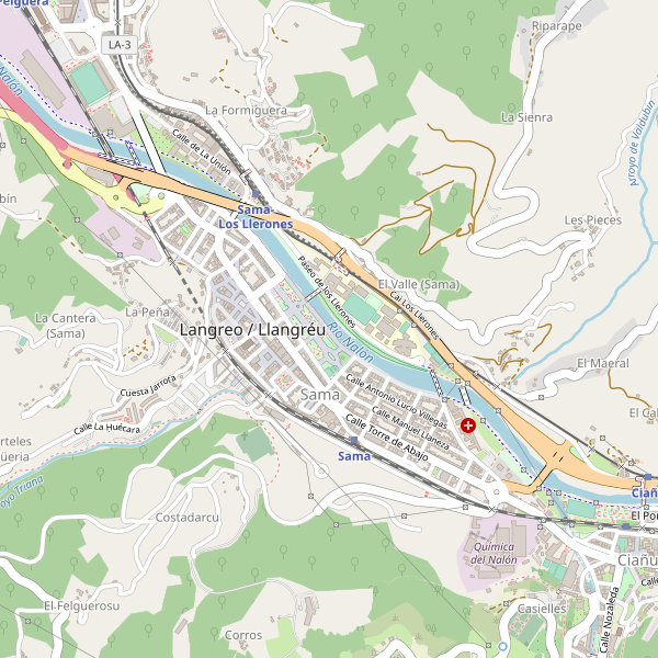 Mapa de aparcamientos-bicicletas en Langreo Thumbnail