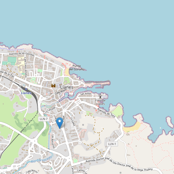 Mapa de aparcamientos-bicicletas en Llanes Thumbnail