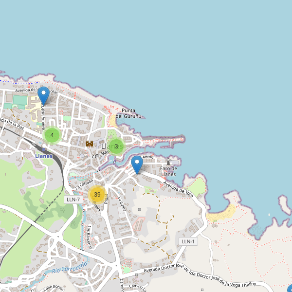 Mapa de bares en Llanes Thumbnail