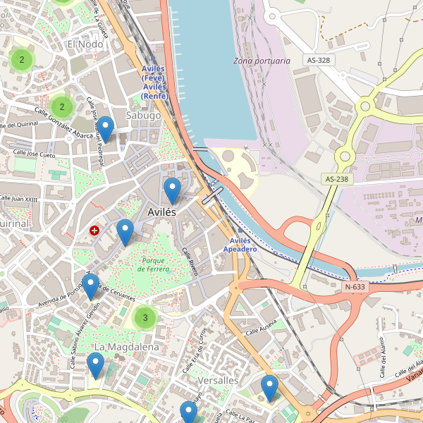 Mapa de escuelas en Avilés Thumbnail