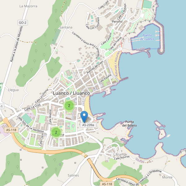 Mapa de escuelas en Luanco Thumbnail