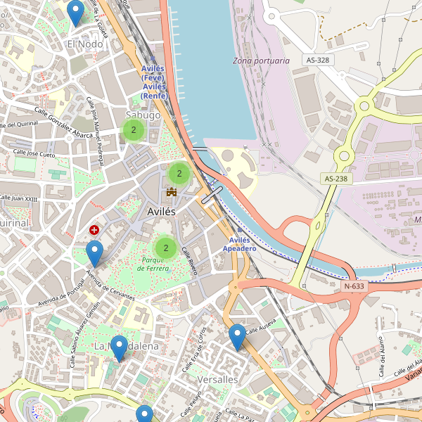 Mapa de iglesias en Avilés Thumbnail