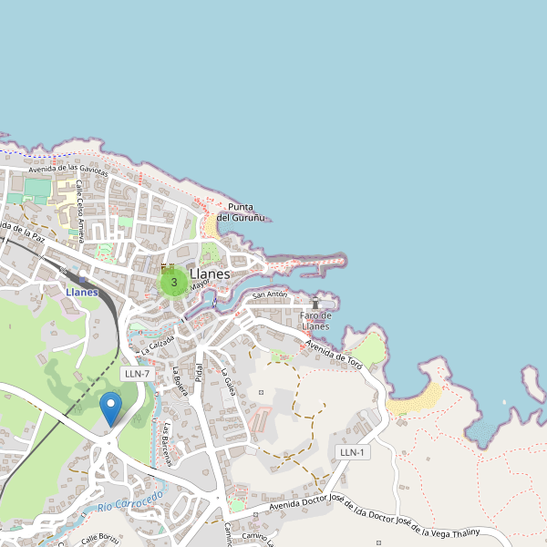 Mapa de monumentos en Llanes Thumbnail