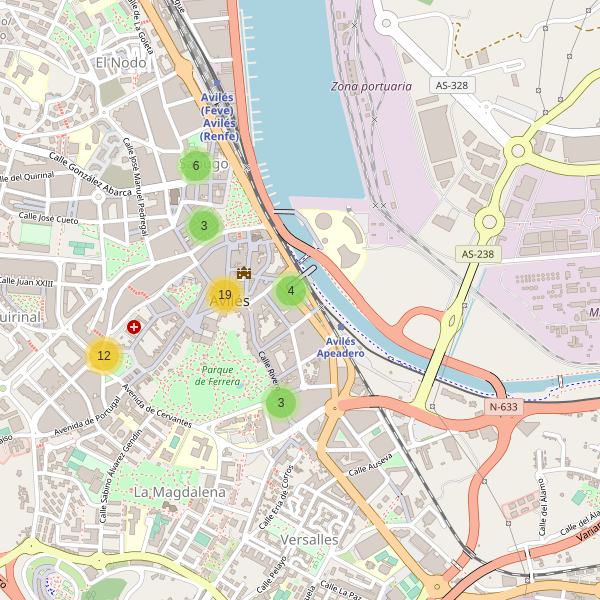 Thumbnail Mapa de restaurantes en Avilés