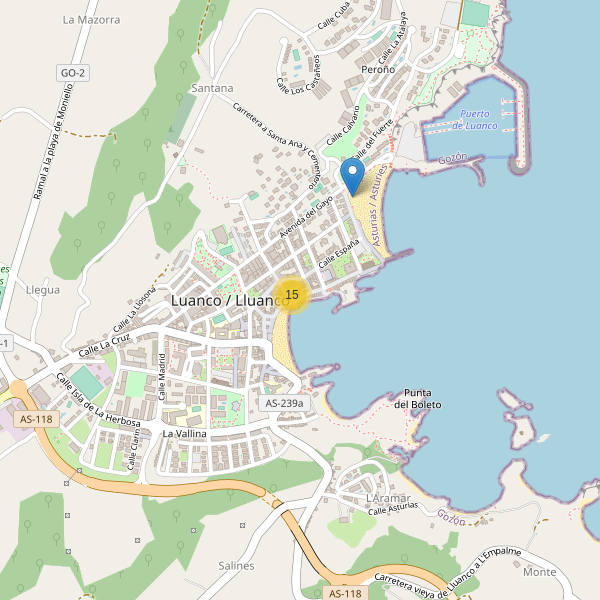 Thumbnail Mapa de restaurantes en Luanco