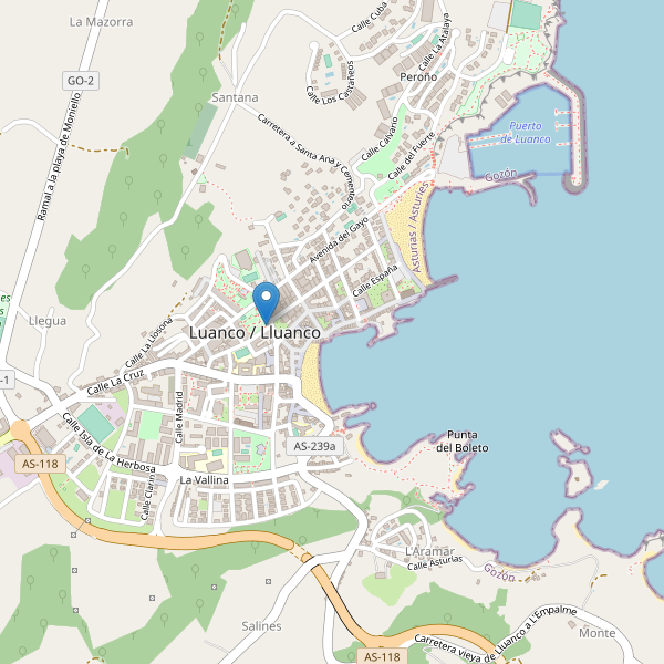 Mapa de taxi en Luanco Thumbnail