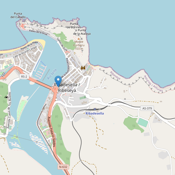 Mapa de taxi en Ribadesella Thumbnail