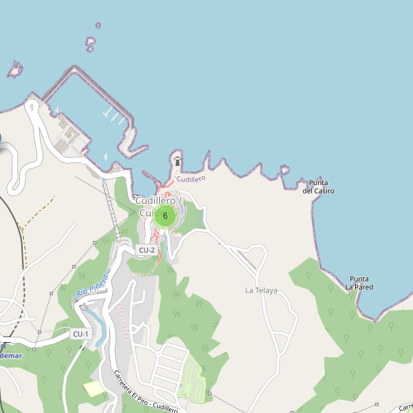 Mapa de vistas en Cudillero Thumbnail
