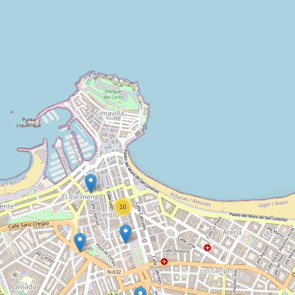 Mapa de zapatos en Gijón Thumbnail