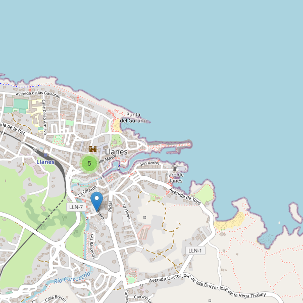 Mapa de zapatos en Llanes Thumbnail
