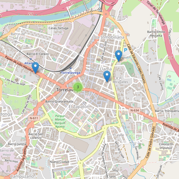 Mapa de aparcamientos-bicicletas en Torrelavega Thumbnail