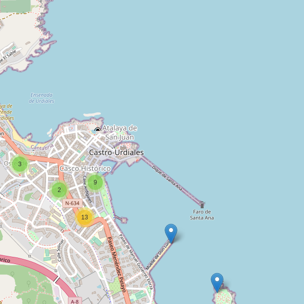 Mapa de bares en Castro-Urdiales Thumbnail