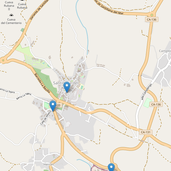 Mapa de bares en Santillana del Mar Thumbnail