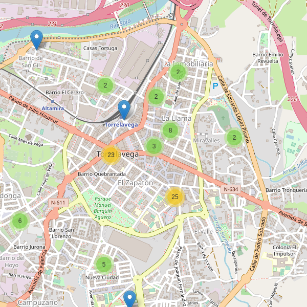 Mapa de bares en Torrelavega Thumbnail