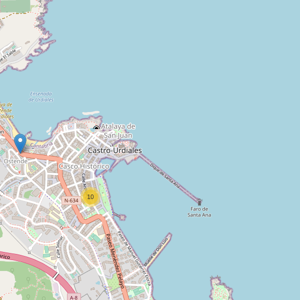 Mapa de cajeros-automaticos en Castro-Urdiales Thumbnail
