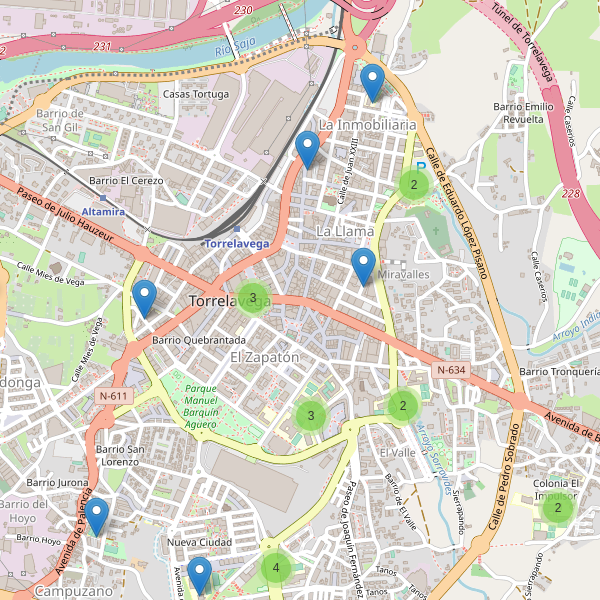 Mapa de escuelas en Torrelavega Thumbnail