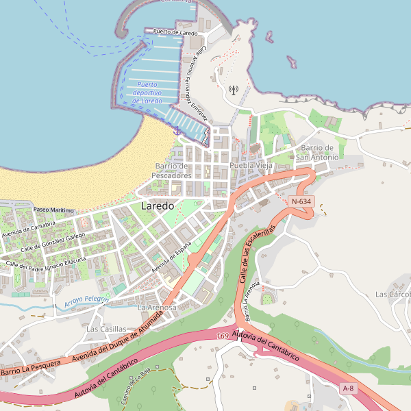 Mapa de estaciones en Laredo Thumbnail